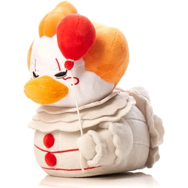 TUBBZ Tubbz Ente Plüsch IT Pennywise, Sammlerstück aus 100% Polyester, 20 cm hoch