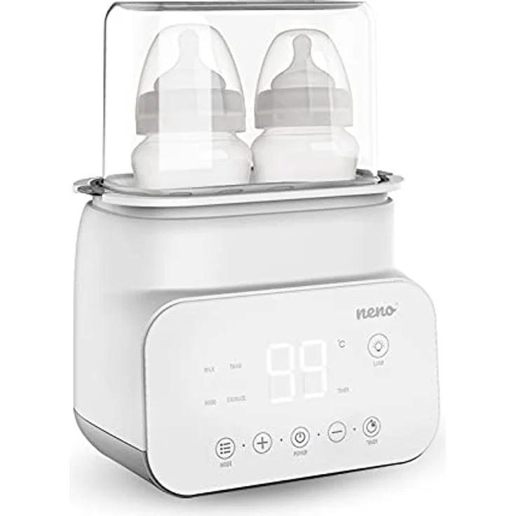 Neno® VITA 5 in 1 Babyflaschensterilisator und wärmer - Regelbarer Dampfsterilisator für Babyflaschen - 4 Betriebsarten - Schnell und einfach zu bedienen – Bild 1
