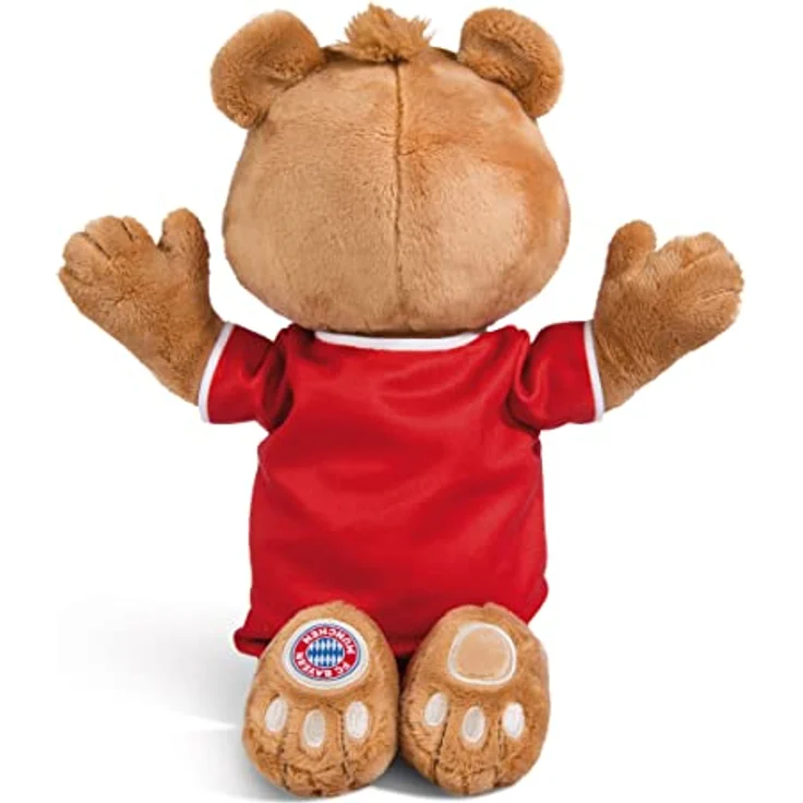 NICI 49076 Kuscheltier FC Bayern Bear Berni 80cm braun schlenkernd mit Trikot aus nachhaltiger Herstellung - Preisvergleich – Bild 4