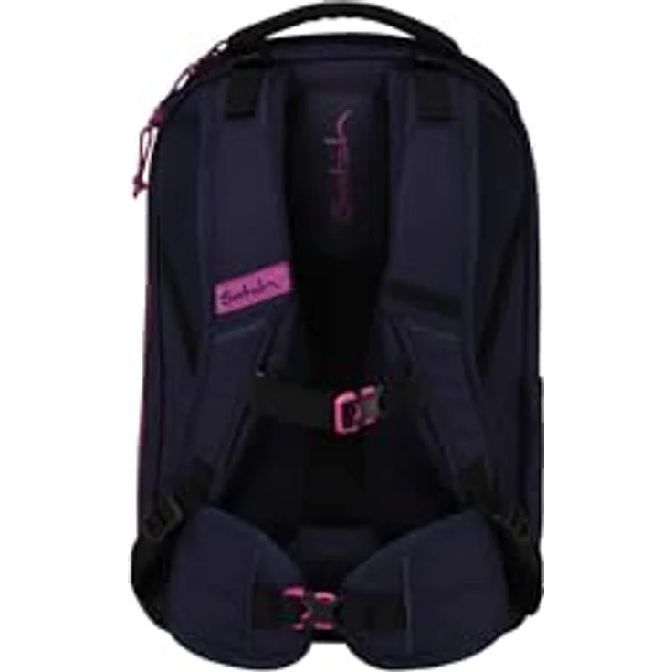 Satch con:next Schulrucksack, ergonomisch und wasserdicht, mit Laptopfach und Heftebox, Urban Pink Blue - Blau – Bild 4