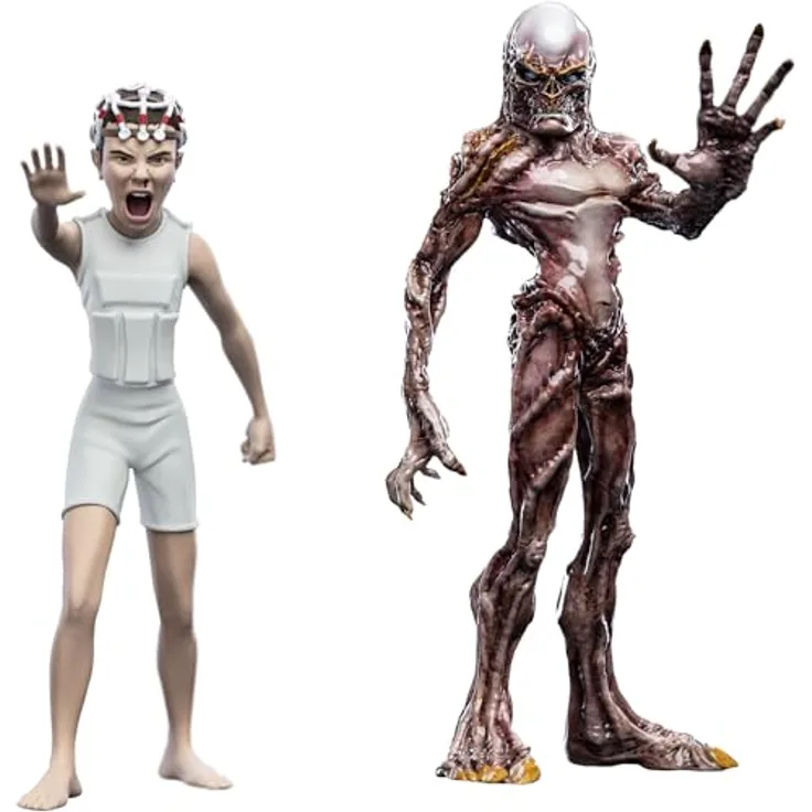 GED Stranger Things S4 Mini Epics Vecna / Eleven Twin Pack, limitierte Sammelfiguren aus Vinyl, 16 cm, in bedruckter Geschenkbox