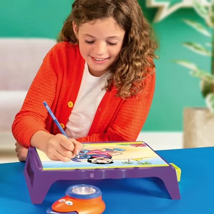 Ravensburger Xoomy Maxi Disney Classics und Prinzessinnen, Malvorlagen-Set mit XXL Lichttisch, LED-Zoomlampe, 72 Motivfolien und 10 Themenblättern, ab 6 Jahren – Bild 2