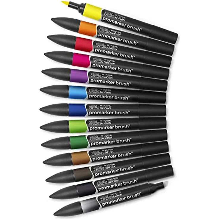 Winsor & Newton, Marker, Brush marker 12+1 lebendige Töne – Bild 2