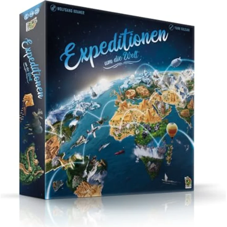 Kobold Spieleverlag Expeditionen um die Welt, Familienspiel für 2-6 Spieler ab 8 Jahren, interaktive Spielmechanik mit lehrreichen Inhalten, Deutsch – Bild 1