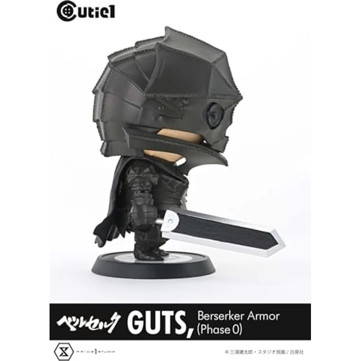 Prime 1 Studio Berserk Cutie1 PVC Figur Guts Berserker Armor (Phase 0), 12 cm, detailreiche Darstellung für Sammler ab 16 Jahren – Bild 6