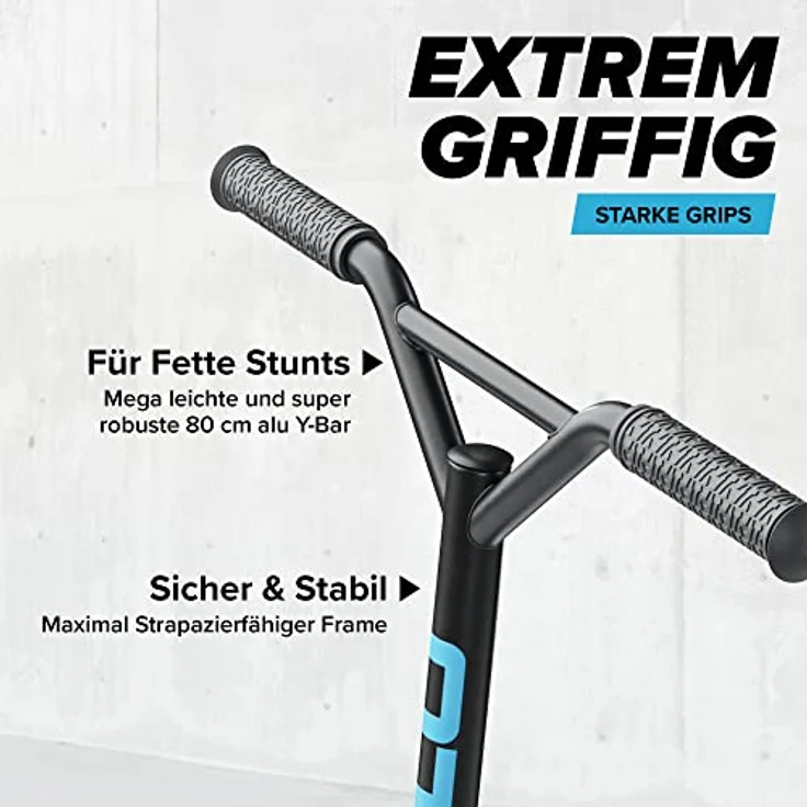 Apollo Stuntscooter Genius Pro, Stunt Scooter Kinder Freestyle Kickscooter mit trendigen Farben – Bild 4