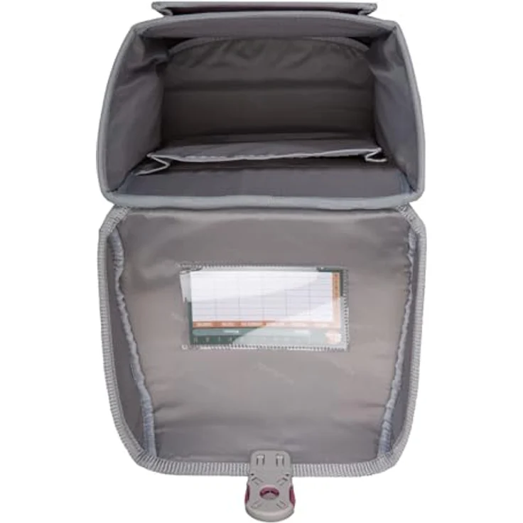McNeill Schulranzen Tenero Dschungel, 5-tlg. Set mit Federmäppchen, Turnbeutel, Schlamperrolle & Motivmagnet, inkl. ClickFlex Rückensystem und reflektierenden Doppelstreifen – Bild 6