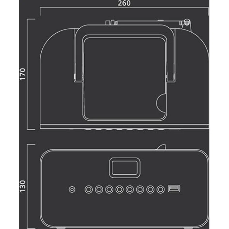 Muse M-29 KB blau – Bild 6