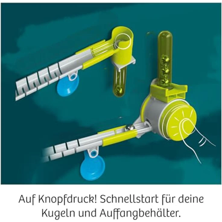 Kosmos 621414 Gecko Run - Action Starter Erweiterung mit Kugelstarter und Auffangbehälter, für vertikale Kugelbahnen, Spielspaß für Kinder ab 8 Jahren, nachhaltig aus nachwachsenden Rohstoffen – Bild 2