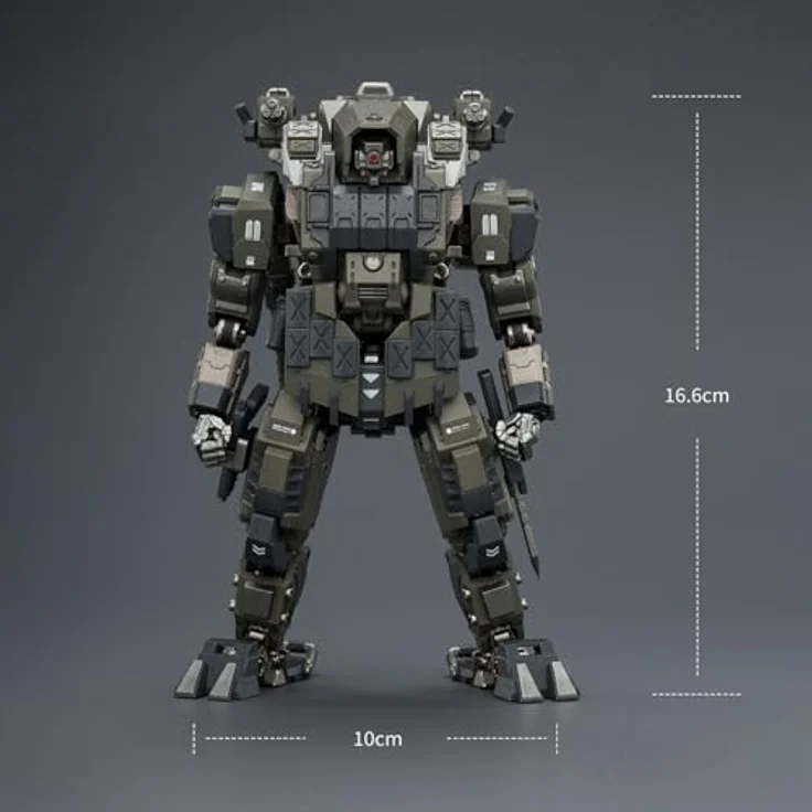JOYTOY Dark Source Actionfigur APOC Series Razor Stealth/Night Ops Mech, 17 cm, hochdetailliert und vollständig beweglich mit austauschbaren Händen und Waffenzubehör – Bild 4