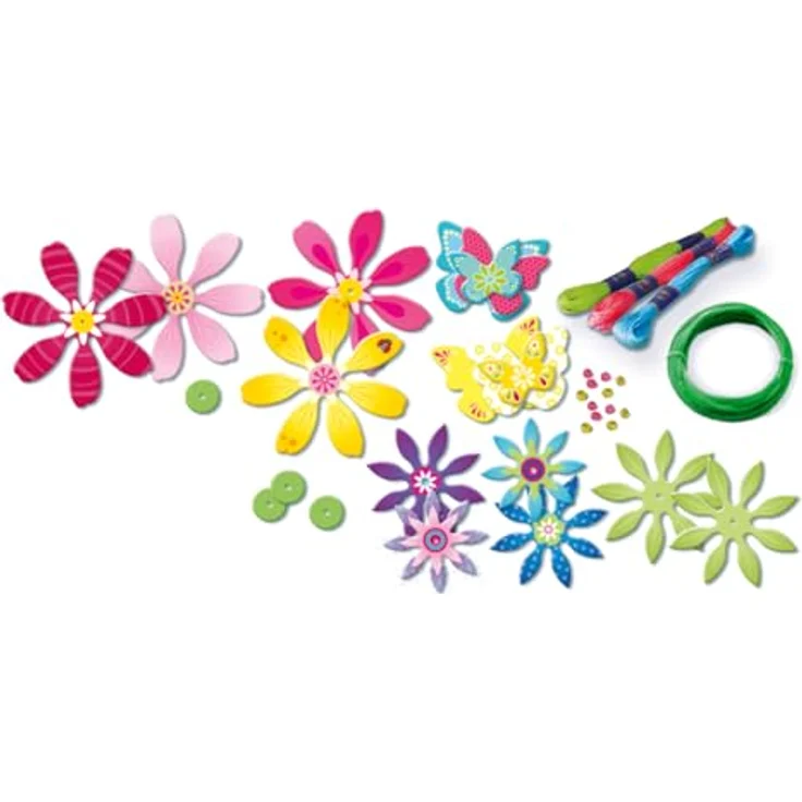Ravensburger BeCreative Mini Kreativset, Freundschaftsbändchen & Blumen mit Anleitung, Made in Europe – Bild 8