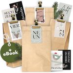 Amari Adventskalender zum Befüllen - 24 Papier Adventstüten mit Holzklammern für Weihnachten - Weihnachtstüten mit Zahlenaufkleber