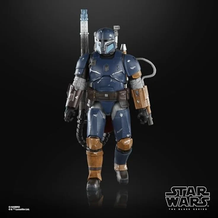 Star Wars The Black Series Paz Vizsla, Deluxe Action-Figur (15 cm) mit 29 Bewegungspunkten und Blaster-Zubehör zu Star Wars: The Mandalorian – Bild 3