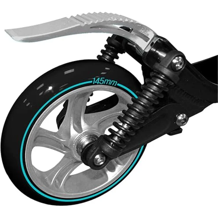STAMP JK525145, Kinder Kickbike-Roller mit höhenverstellbarem Lenker, doppelter Federung und 145 mm Rädern, Unisex bis 100 kg – Bild 4