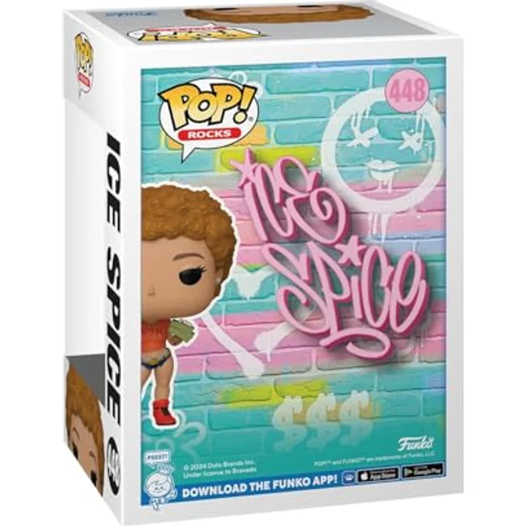 Funko Pop! Rocks: Ice Spice #448, Sammelfigur von Ice Spice, ca. 10 cm, Vinyl – Bild 3