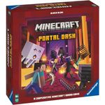 Ravensburger Minecraft Portal Dash, Brettspiel mit echtem Minecraft-Erlebnis