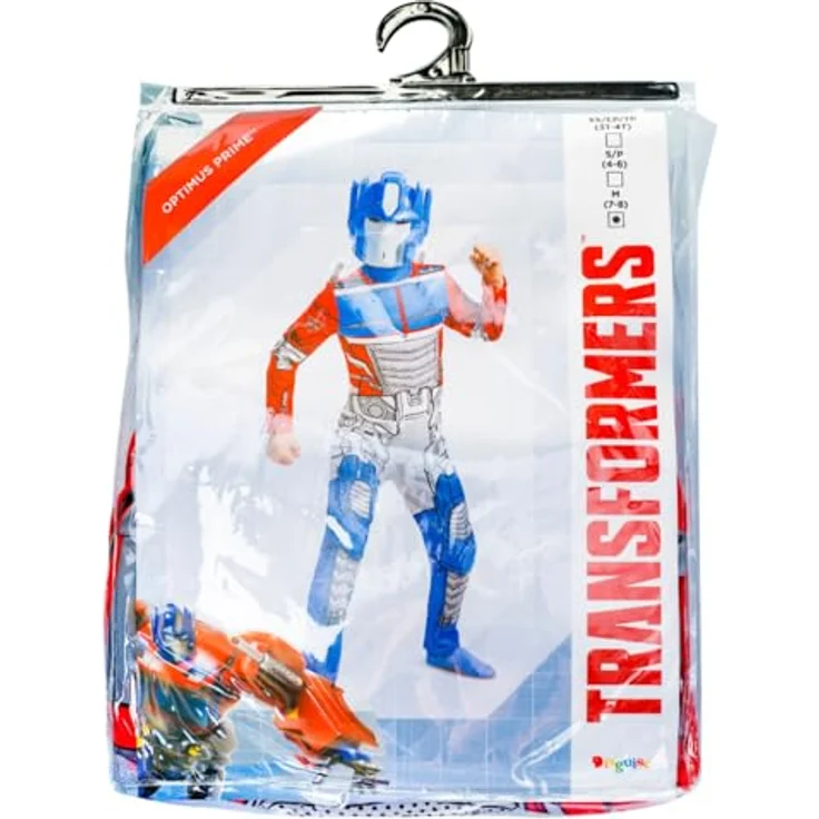 Disguise Transformers Optimus EG Fancy Kinder-Kostüm M, rot-blau, Größe 7-8 J. (127-136 cm) – Bild 1