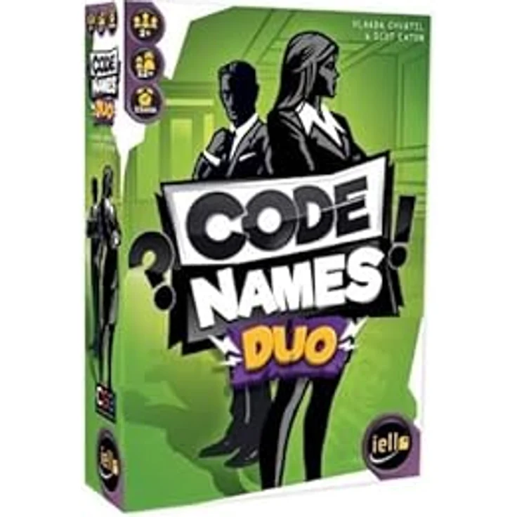 IELLO Codenames Duo, kooperatives Brettspiel für 2+ Spieler, französische Version, Spieldauer 15 Minuten – Bild 4