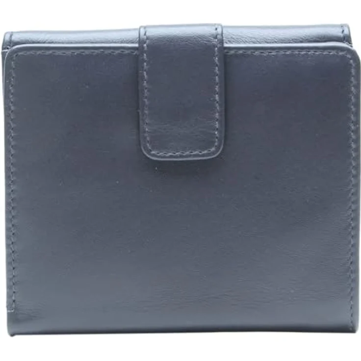 Esquire Viktoria Geldbörse RFID, 10 cm x 8 cm x 1 cm, aus 100% Leder, blau – Bild 5