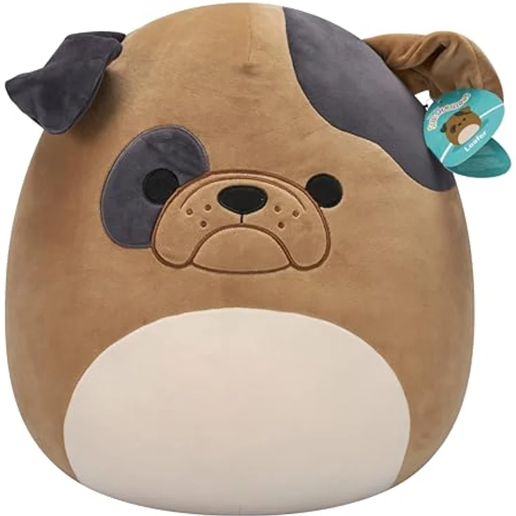 Squishmallows SQCR08613 Loafer die Bulldogge, 40 cm, superweiches Kuscheltier, offizielles Jazwares Plüsch – Bild 2