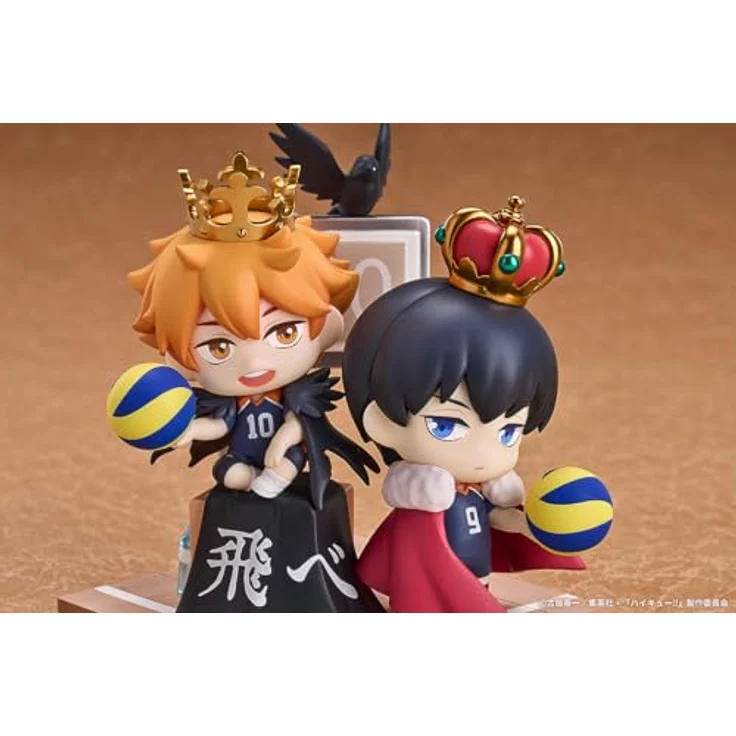 Good Smile Company Haikyu!! Minifiguren Qset 2er-Pack Shoyo Hinata & Tobio Kageyama, PVC, 11 cm, detailreich – Bild 5