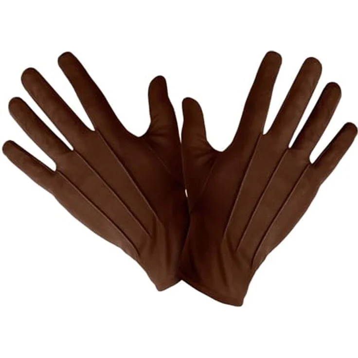 W WIDMANN MILANO Party Fashion - Handschuhe, Braun, Clown, Theater, Faschingskostüme – Bild 1