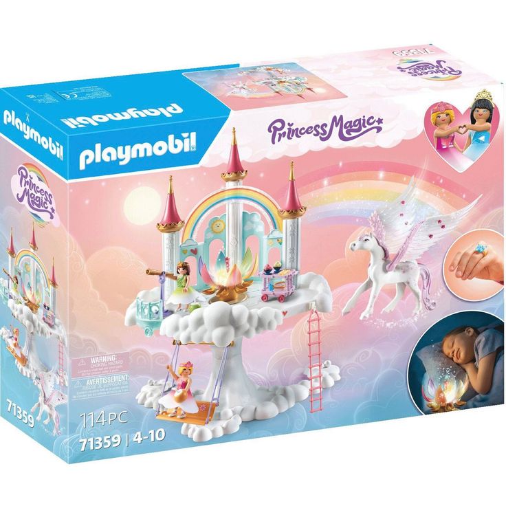 Playmobil® Himmlisches Regenbogenschloss (71359), Princess Magic Konstruktions-Spielset, (114 St)