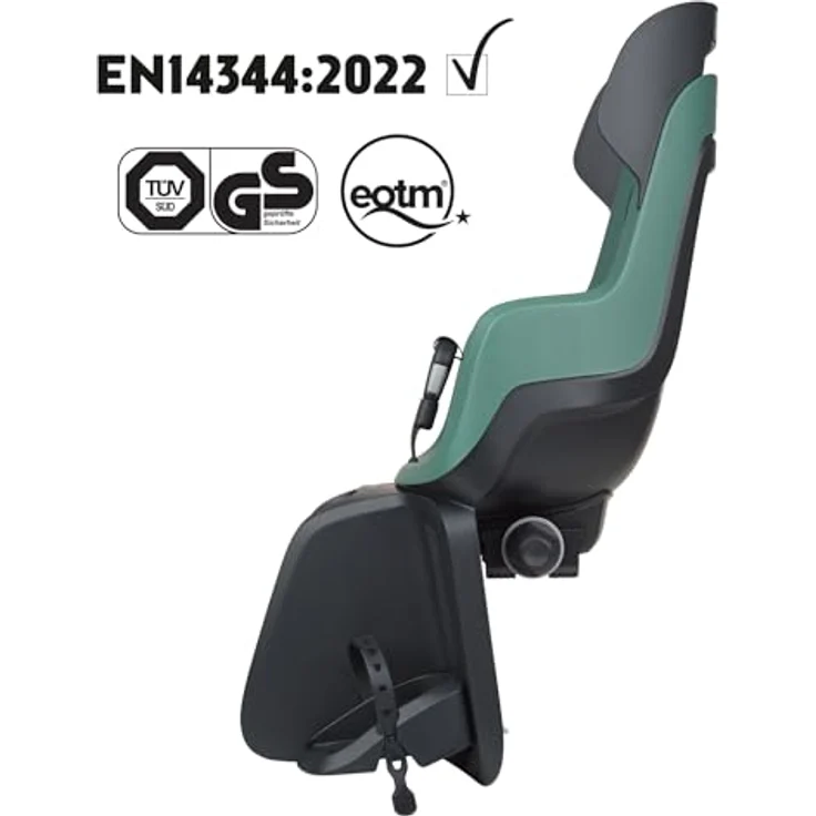 Bobike Fahrradkindervordersitz GO Maxi für 26“ bis 29“ Fahrräder, gepäckträgermontiert, Pfefferminze – Bild 10