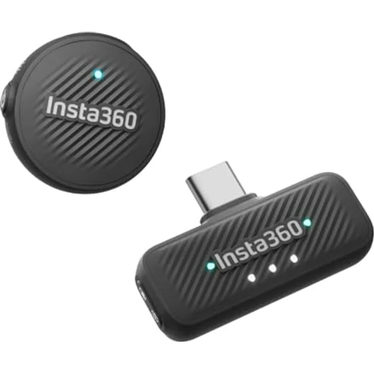 Insta360 Air-Mikrofon Sender + Empfänger, 48 kHz High-Fidelity-Audio, Rauschunterdrückung, entwickelt für Ace Pro 2, Flow 2 Pro, Flow Pro, Flow, X5 – Bild 2