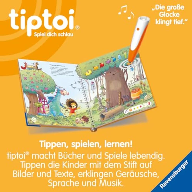 Ravensburger tiptoi® Meine Lern-Spiel-Welt: Konzentration und Wahrnehmung, Lernbuch für Kinder ab 4 Jahren, 16 Seiten – Bild 4