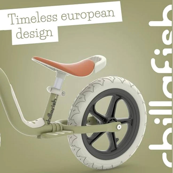 Chillafish Charlie LUX Balance Bike 12", EVA Laufrad mit pannensicheren Reifen, pink – Bild 11