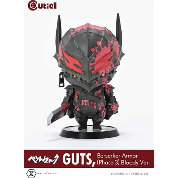 Prime 1 Studio Berserk Cutie1 PVC Figur Guts Berserker Armor (Phase 3) Bloody Ver., 12 cm – Bild 2
