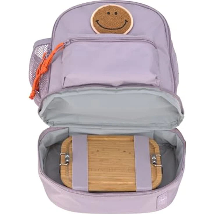 LÄSSIG Kinderrucksack mit Brustgurt Kindergartentasche Kindergartenrucksack 6,5L ab 3 Jahren/Mini Backpack Lilac, gepolsterte Schultergurte, individuell einstellbar, mit verschiedenen Fächern und Namensschild – Bild 4