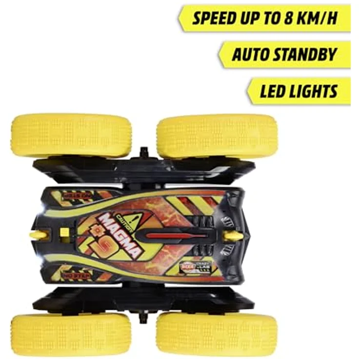 Dickie Toys RCRTR RC-Auto Fire 'n Frost Flippy, ferngesteuertes Stuntauto mit 2-Kanal Funkfernsteuerung, rot/schwarz - Preisvergleich – Bild 4