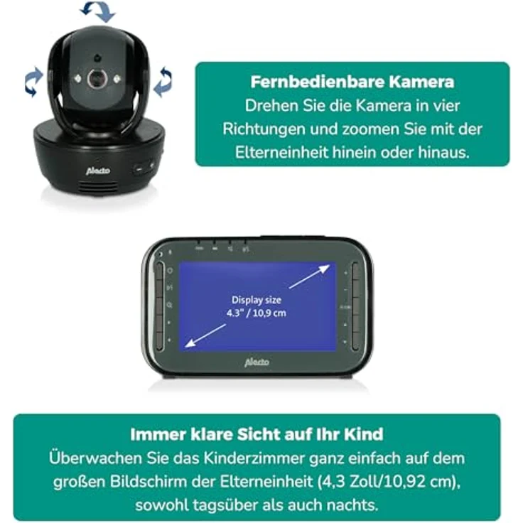 Alecto, Babyphone, DVM200MBK – Bild 3