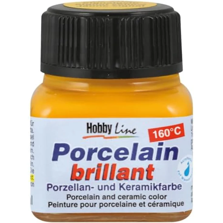 Kreul KREUL 16212 Glass & Porcelain Classic violett, 20 ml, brillante schnelltrocknende Malfarbe auf Wasserbasis für hitzebeständige Materialien – Bild 2