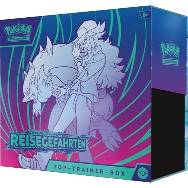 The Pokemon Company Top-Trainer-Box Reisegefährten | Pokemon | Sammel-Karten deutsch, inkl. Boosterpacks, holografische Promokarte und Spielmaterialien – Bild 3