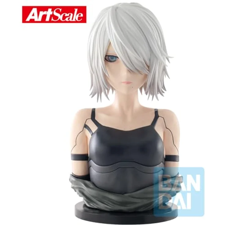 Banpresto Nier: Automata For the Glory of Mankind A2 Figur, 20 cm, detailreiche Statue mit thematischem Sockel – Bild 2