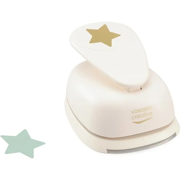 Vaessen Creative Giant Stanzer Stern, 8,9 cm, Metall und Kunststoff, lila, ideal für Scrapbooking und Grußkarten – Bild 2