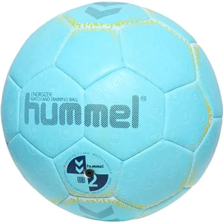 hummel Handball Energizer Hb Erwachsene Größe 3, Trainingsball mit Latexblase, PU Schaum, blau – Bild 3