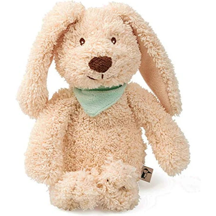 GRÜNSPECHT Wärme-Kuscheltier Hase Baby, Rapssamen-Wärmekissen mit waschbarem Bezug für Babys & Kleinkinder, wärmendes Kuscheltier bei Bauchschmerzen & Erkältung (335-V3)