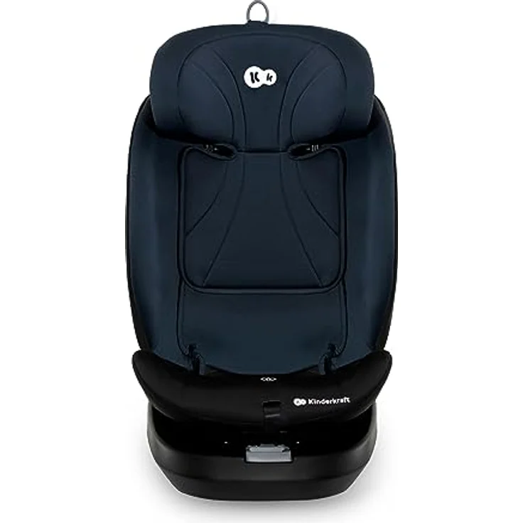 Kinderkraft i-GROW i-Size, Reboarder-Kindersitz drehbar ab Geburt bis 12 Jahre (40-150 cm), inkl. Isofix-Basis & Top Tether - Black – Bild 12
