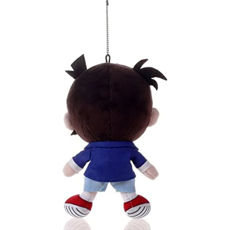 Sakami Merchandise Detektiv Conan Plüschfigur Conan 15 cm SAKA71243, kuschelig und weich, perfektes Fan-Geschenk, schwarz – Bild 2