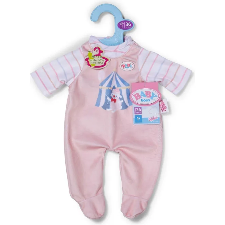 Zapf Creation BABY born Strampler Apricot, Puppenkleidung für 36 cm große Puppen