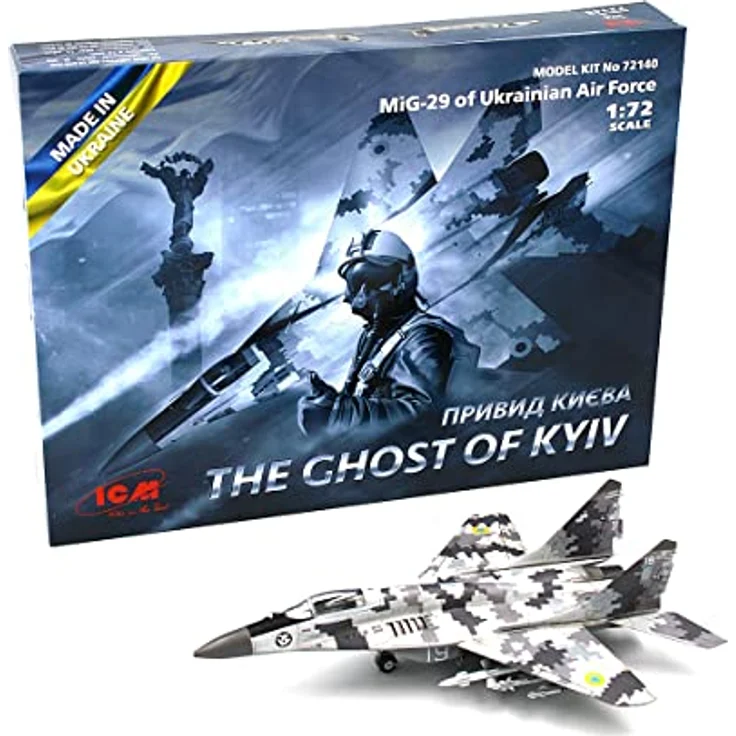 ICM 72140-1/72 MIG-29 der ukrainischen Luftwaffe - Der Geist von Kyiv - Plastikmodellbausatz – Bild 3
