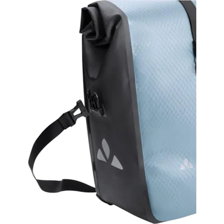 "VAUDE Aqua Back Single recycelt, Hinterradtasche mit wasserdichtem Wickelverschluss, 24 Liter, grün" – Bild 4