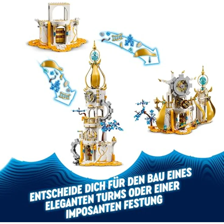 LEGO DREAMZzz Turm des Sandmanns, Schloss-Spielzeug für Kinder zum Bauen, Set mit Fantasy-Tieren inklusive Spinne und Vogel, Geschenk für Mädchen und Jungen ab 9 Jahren 71477 – Bild 3