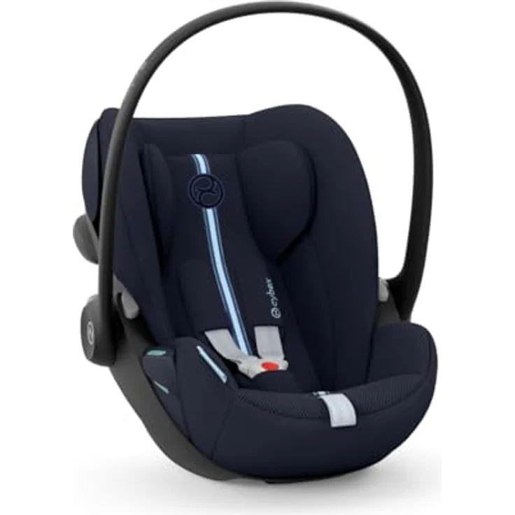 Cybex Babyschale Cloud G i-Size Plus, ergonomische Liegeposition, Plus Stoff Design – Bild 3
