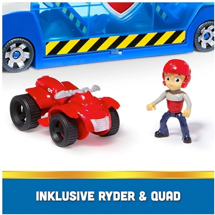 Spin Master Paw Patrol Spielzeug-Transporter PAW Patroller 3.0, mit Soundeffekt und Ryder mit Quad, für Kinder ab 3 Jahren – Bild 6