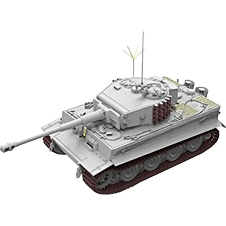 Rye Field Model Tiger I Spätproduktion, 1:35 Modellbausatz aus Kunststoff mit detaillierten Panzermerkmalen und Abziehbildern – Bild 2